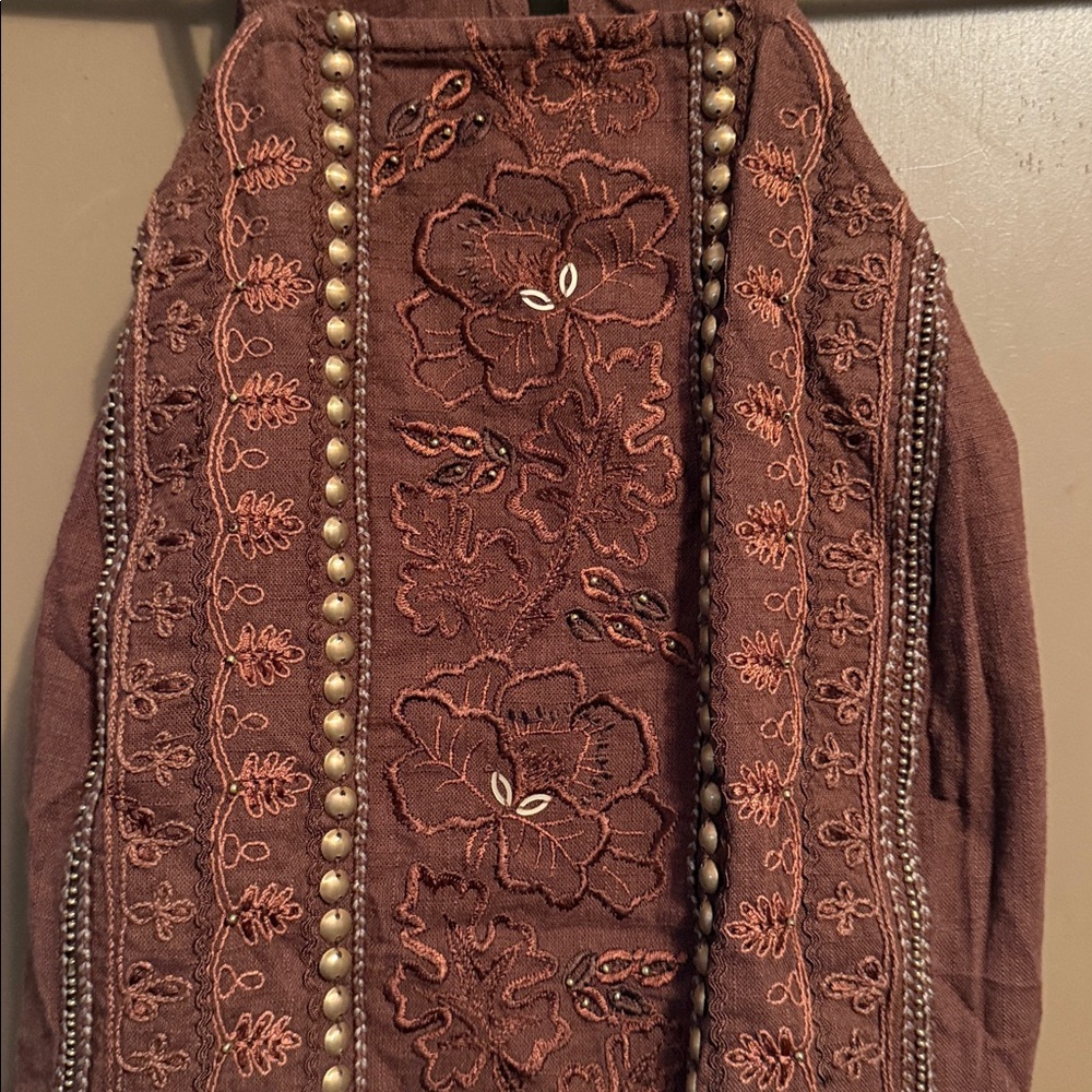 SHYANNE WOMEN'S Western EMBELLISHED HALTER TANK - Picture 6 of 9